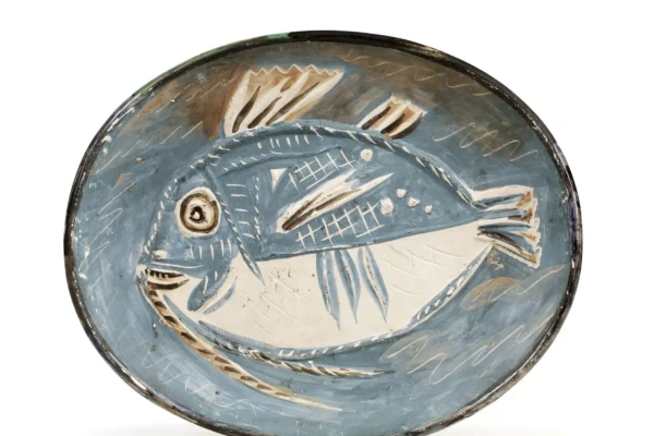 Poisson fond bleu - Pablo PICASSO (1881 - 1973)