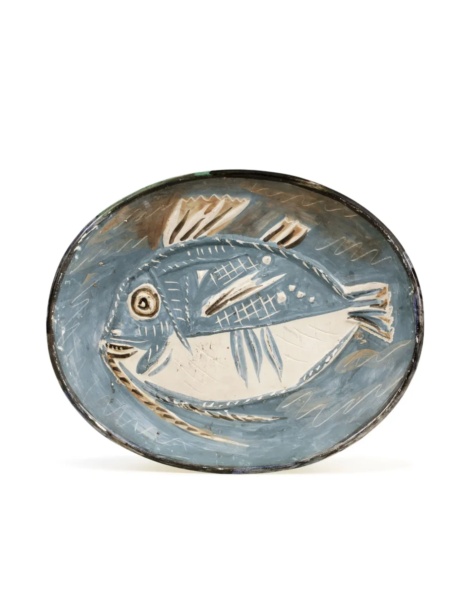 Poisson fond bleu - Pablo PICASSO (1881 - 1973)