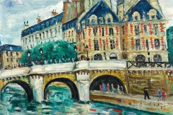 Paris, Pont Neuf - Lucien GENIN (Rouen 1894 - Paris 1953)