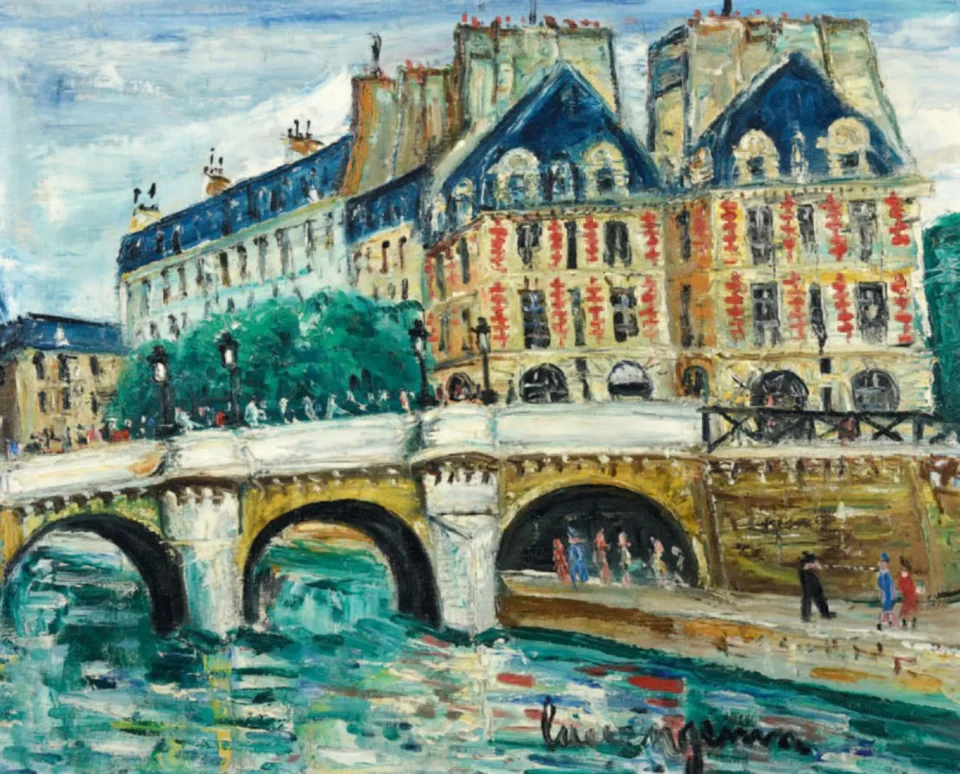 Paris, Pont Neuf - Lucien GENIN (Rouen 1894 - Paris 1953)