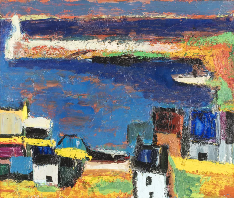 Village breton - Pierre AMBROGIANI (Ajaccio 1907 - Allauch 1985)