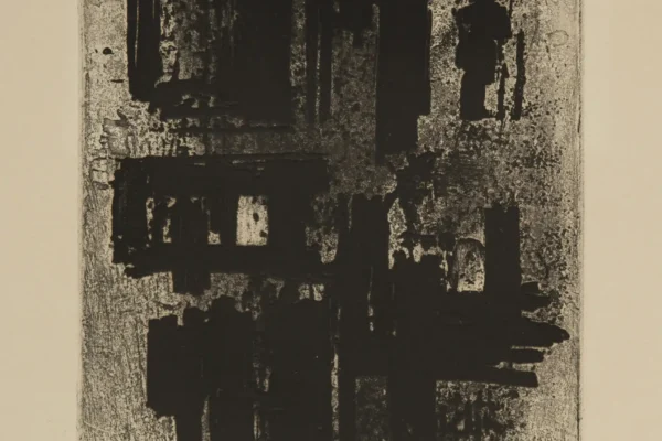 Eau-forte n° IV, 1957 - SOULAGES Pierre (1919)