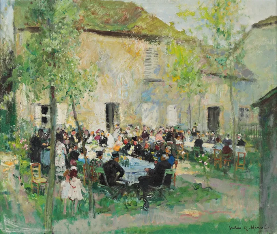 Banquet de Noces - Jules Rene HERVE (1887-1981)