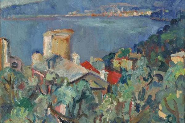 Le Golfe Tigullio à Zoagli 1946 - Jean Joseph Ernest COMMUNAL (1911-1982)