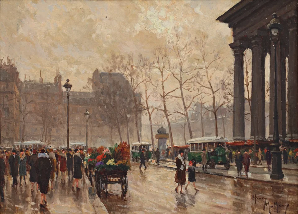 Place de la Madeleine. - Henry MALFROY (1895-1944)