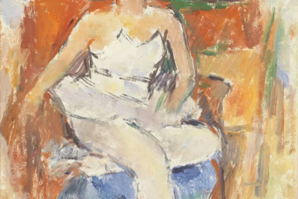 danseuse assise - Ion MUSCELEANU (1903-1997)