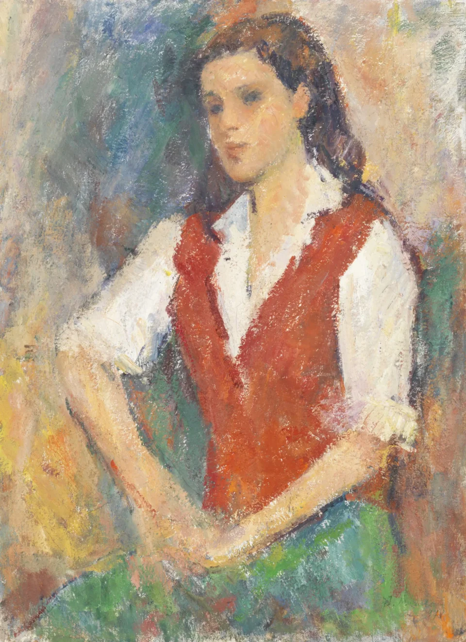 Portrait de femme - Ion MUSCELEANU (1903-1997)