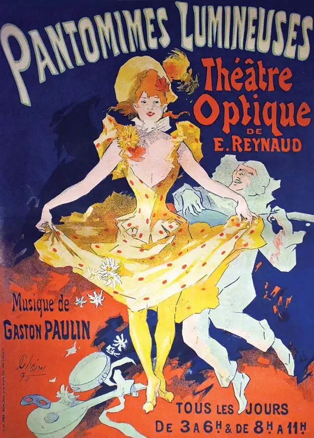 Pantomines Lumineuses – Théâtre Optique  de E. Reynaud - CHERET JULES