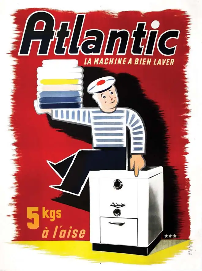 Atlantic – La Machine à bien laver. - Atlantic - La Machine à bien laver.