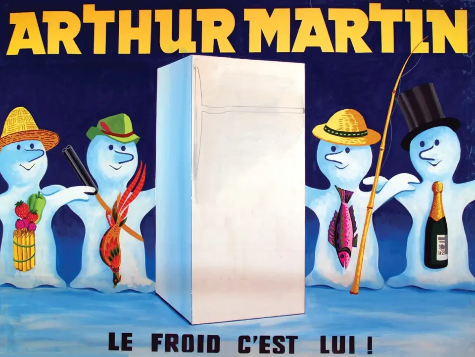 Arthur Martin Gouache de Hervé Morvan non signée - MORVAN HERVE NON SIGNEE