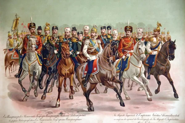 Couronnement de leurs Majestés Impériales 11 Litho - BACKMANSON H.