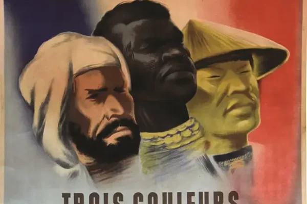 Trois couleurs un drapeau un Empire Secrétariat d'Etat aux colonies 1941 - ERIC