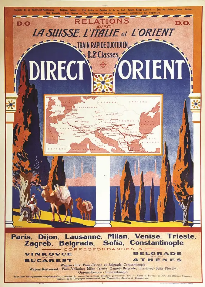 Direct Orient La Suisse L’Italie et l’Orient (Turquie) vers 1920 - PICHON R.