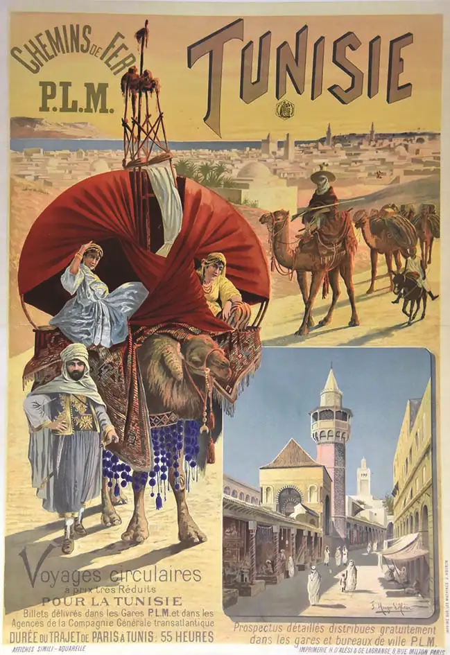 Tunisie PLM vers 1890 - HUGO D' ALESI  F.