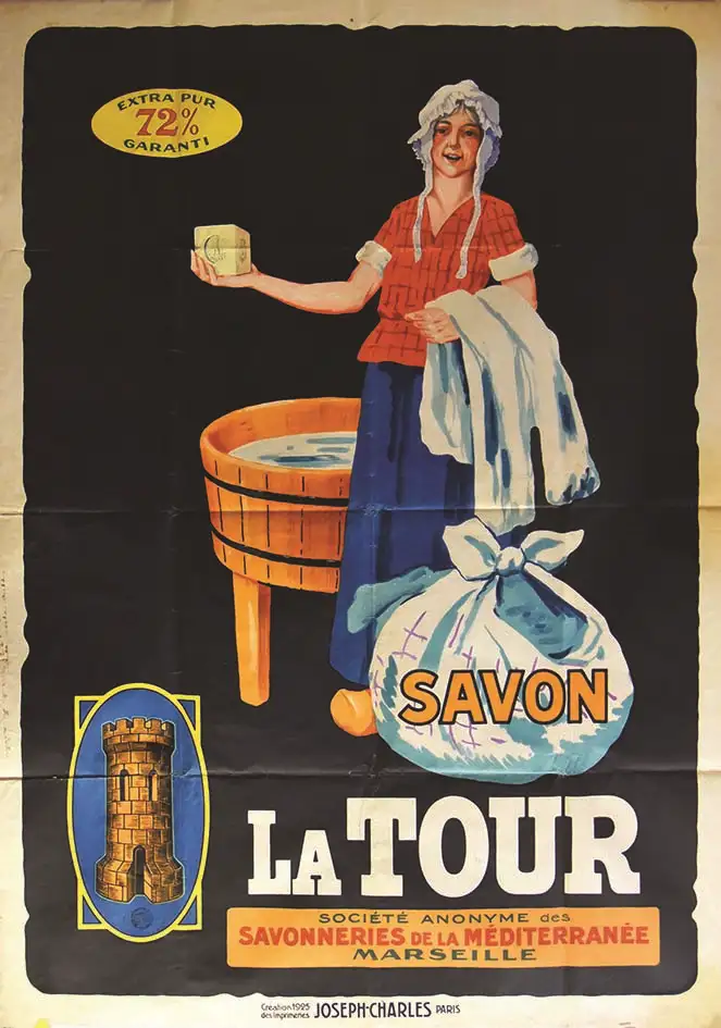 Savon La Tour 1925 Marseille (Bouches du Rhône) - Savon La Tour 1925 Marseille (Bouches du Rhône)