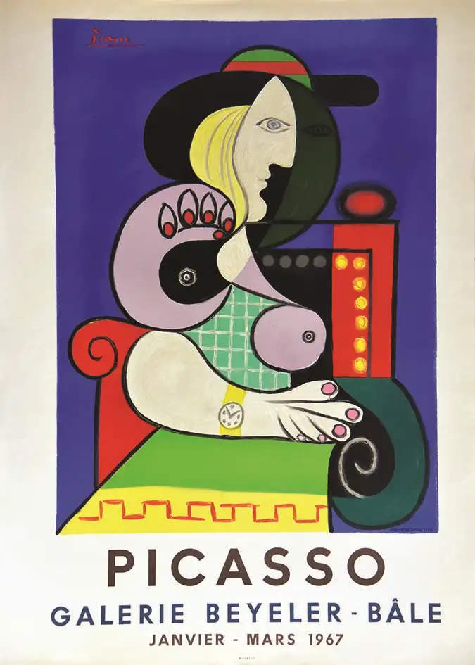 Picasso Galerie Beyeler Bâle 1967 - PICASSO PABLO