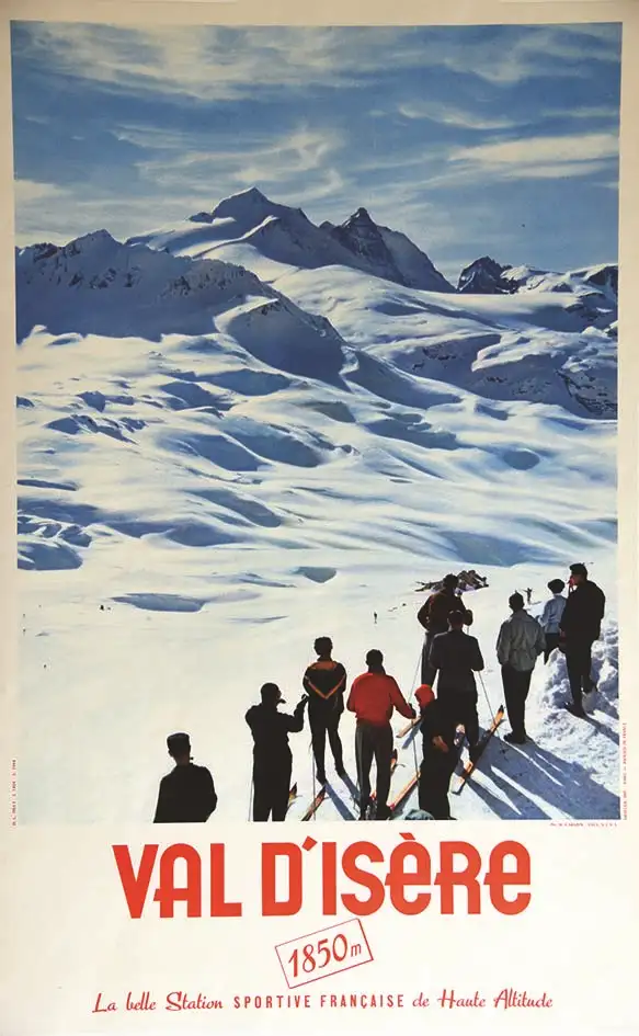 Val D’Isère 1850 mètres La Belle Station Française de Haute Altitude 1954 - CARABIN M.