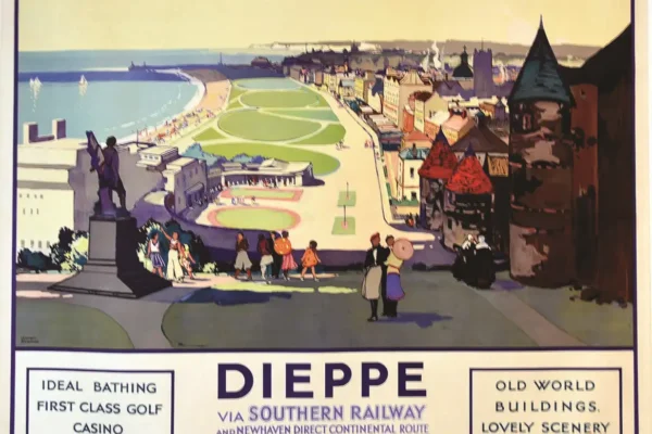 Dieppe Via Souther Railways vers 1930 - RICHEMOND LEONARD