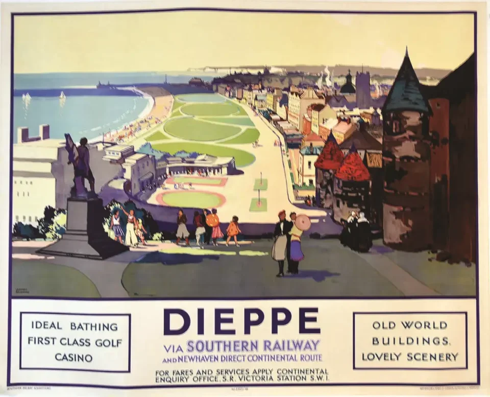 Dieppe Via Souther Railways vers 1930 - RICHEMOND LEONARD