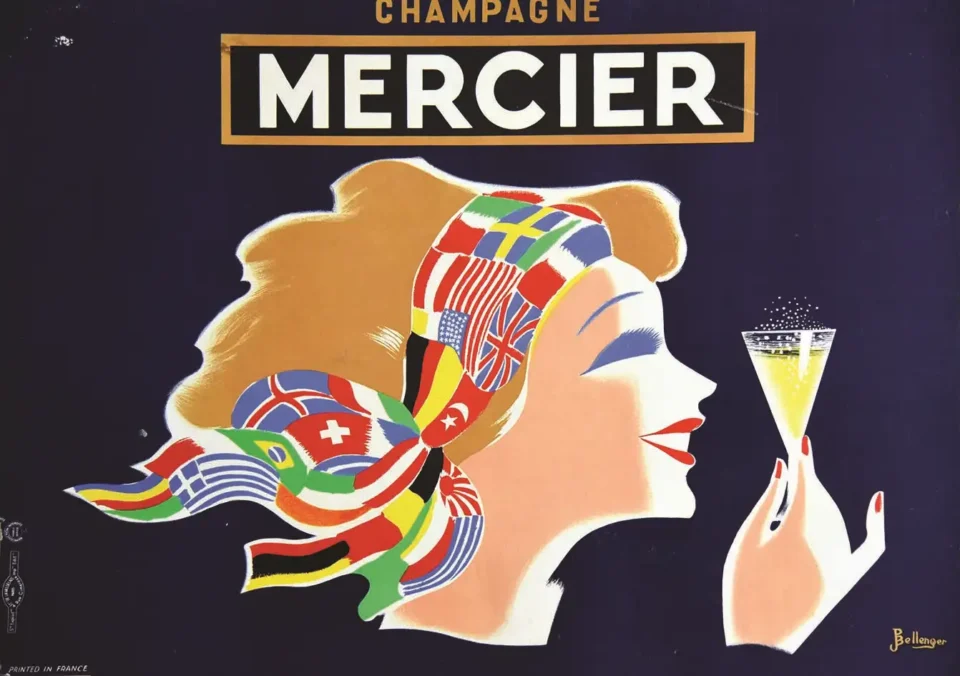 Champagne Mercier vers 1950 - BELLANGER