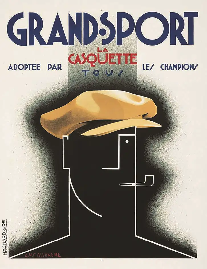 Grand Sport La Casquette adoptée de tous les Champions 1925 - CASSANDRE