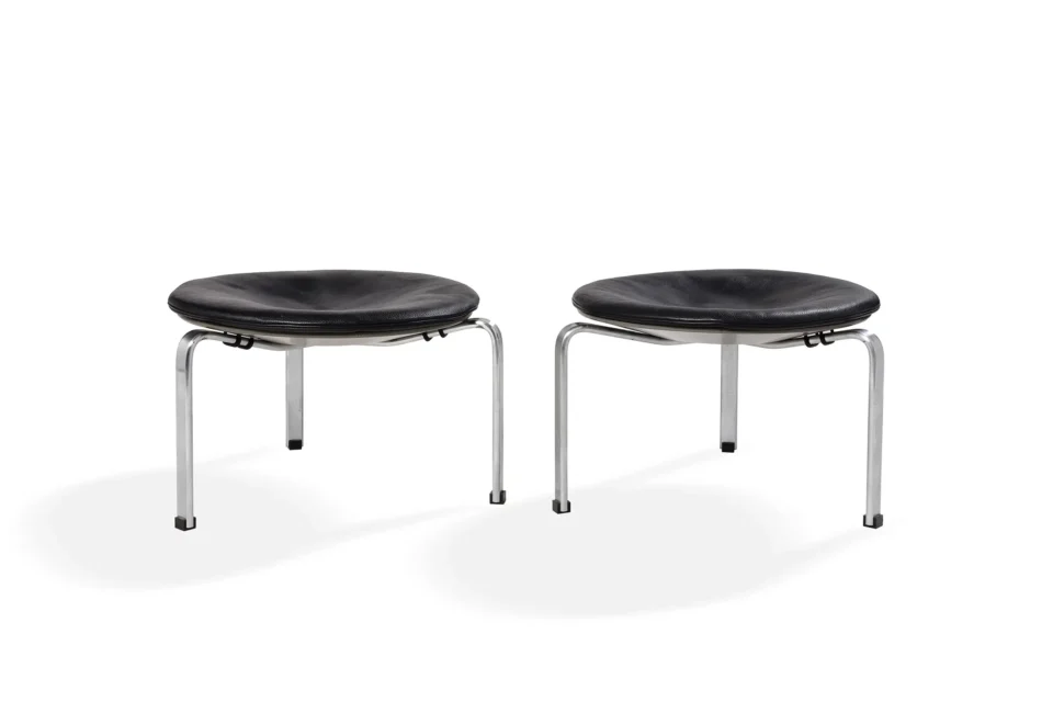 Paire de tabouret « PK33 » - Poul KJAERHOLM (1929 - 1980)