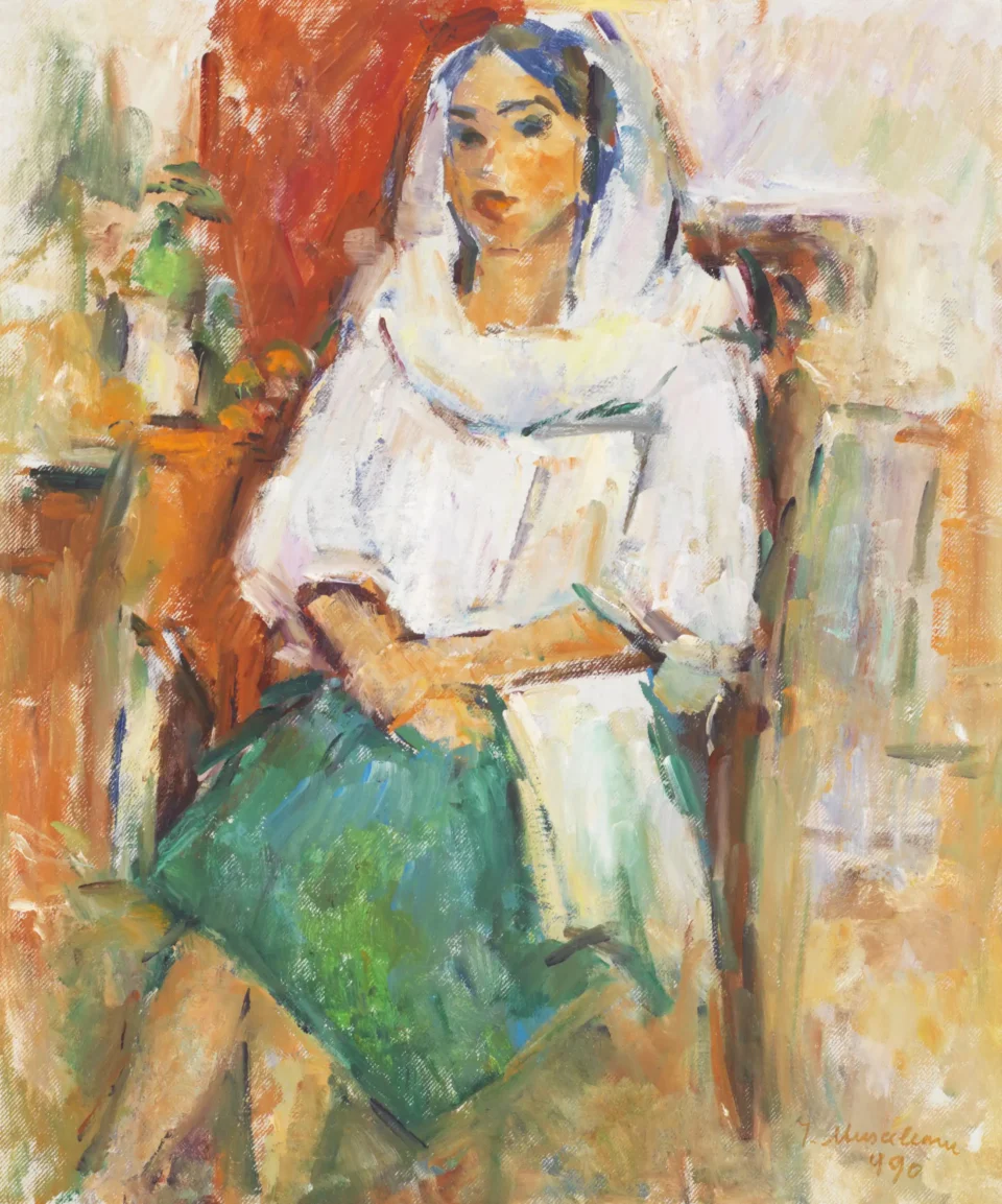 Femme au voile - Ion MUSCELEANU (1903-1997)