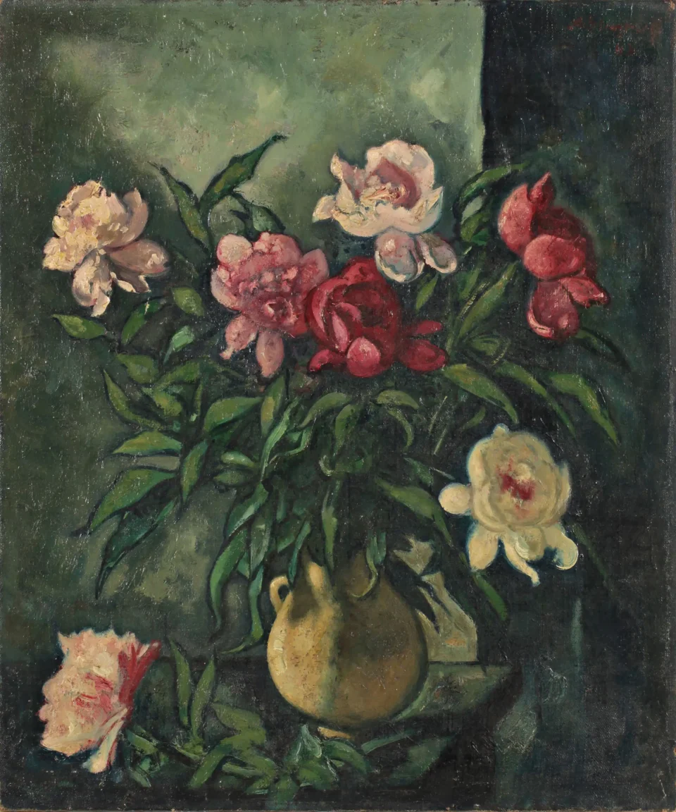 Bouquet de pivoines - Nicolas SINEZOUBOFF (1891-1956)