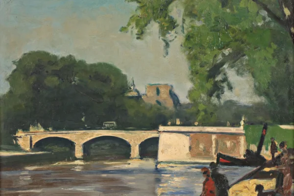 Le pont - Nicolas SINEZOUBOFF (1891-1956)