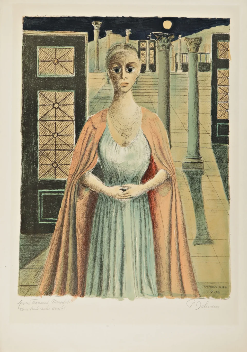 L’impératrice 1974 - Paul DELVAUX (1897-1994)