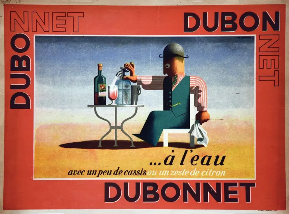 Dubo Dubon Dubonnet     vers 1930 - CASSANDRE