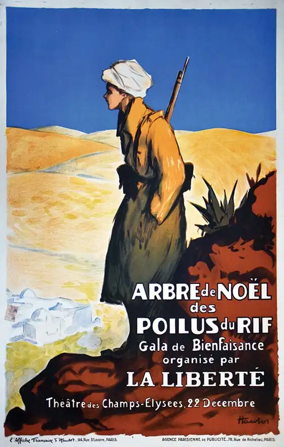 Arbre Noël des Poilus du Rif     vers 1916 - HAUTOT