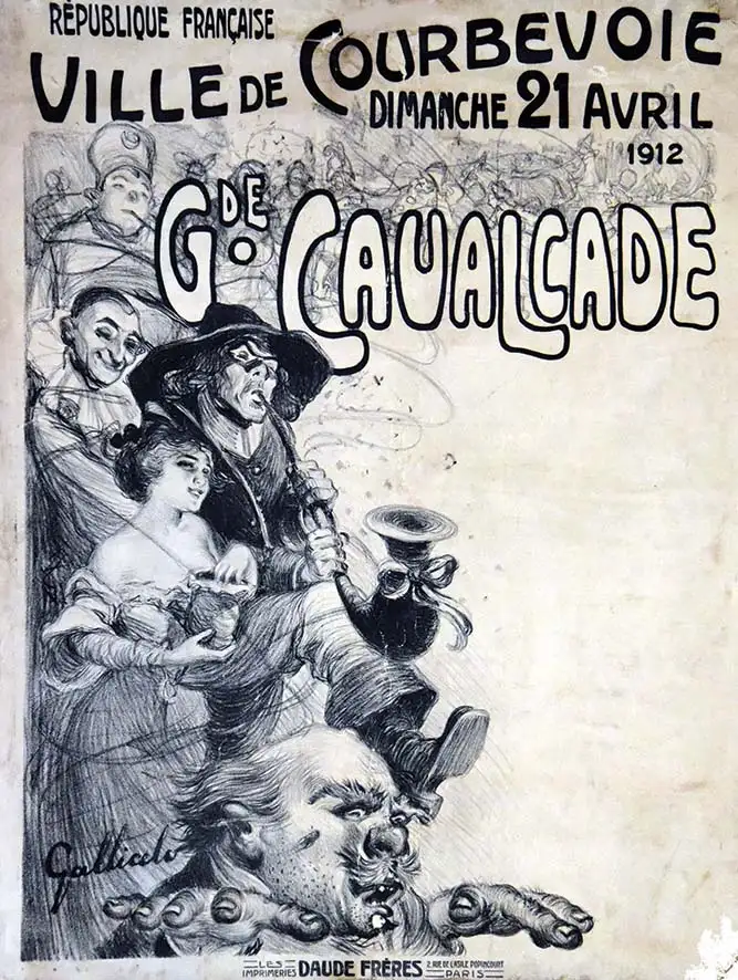 Courbevoie – Grande Cavalcade     1912 - GALLICELO