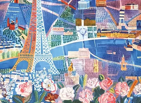 Paris - Printemps En France - Paravent De Dufy     1958 - DUFY RAOUL