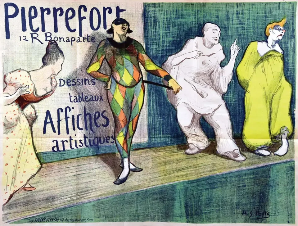 Pierrefort Affiches Artisquiques Dessins Tableaux     avant 1900 - IBELS H.G.