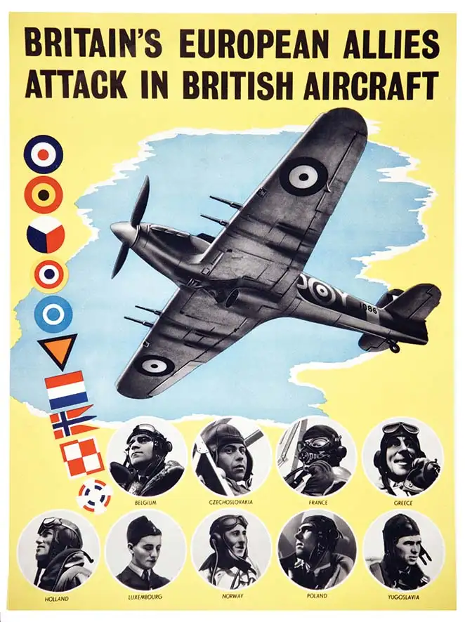 Britain European Allies attack on British Aircraf     vers 1940 - Britain European Allies attack on British Aircraf     vers 1940