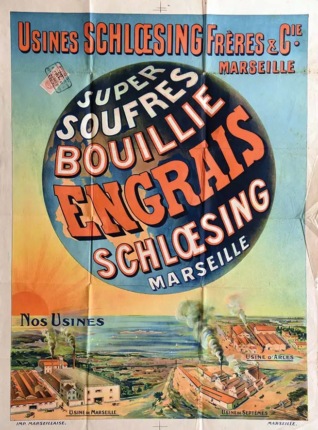 Usines Schloesing Frères & Cie     vers 1900  Marseille (Bouches du Rhône) - Usines Schloesing Frères & Cie     vers 1900  Marseille (Bouches du Rhône)