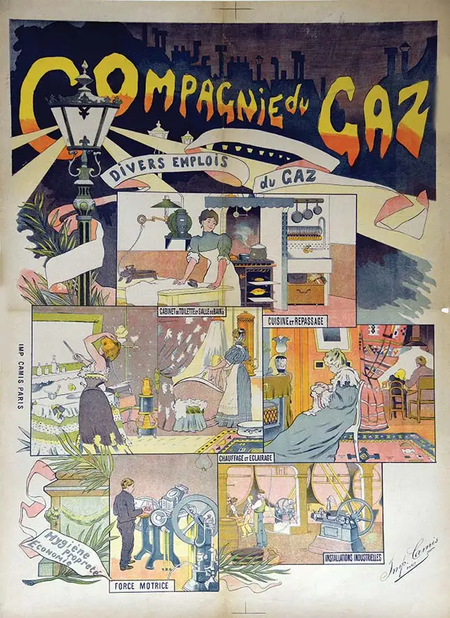 Compagnie du Gaz     vers 1900 - Compagnie du Gaz     vers 1900