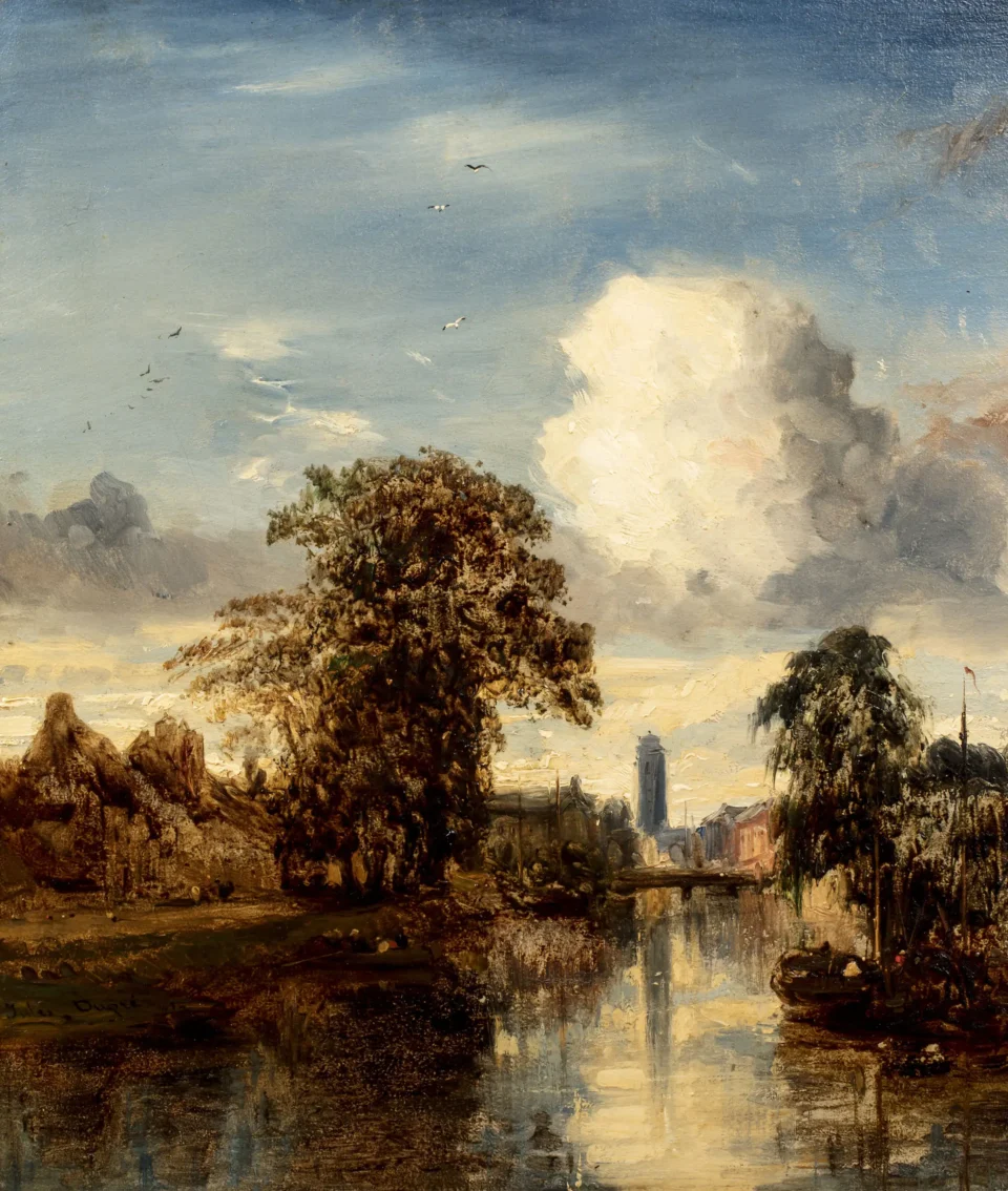 La rivière - Jules DUPRE (Nantes 1811 - L'Isle Adam 1889)