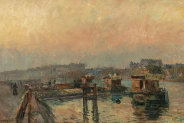 Les quais de Seine - Albert LEBOURG (Montfort-sur-Risle 1849 - Rouen 1928)