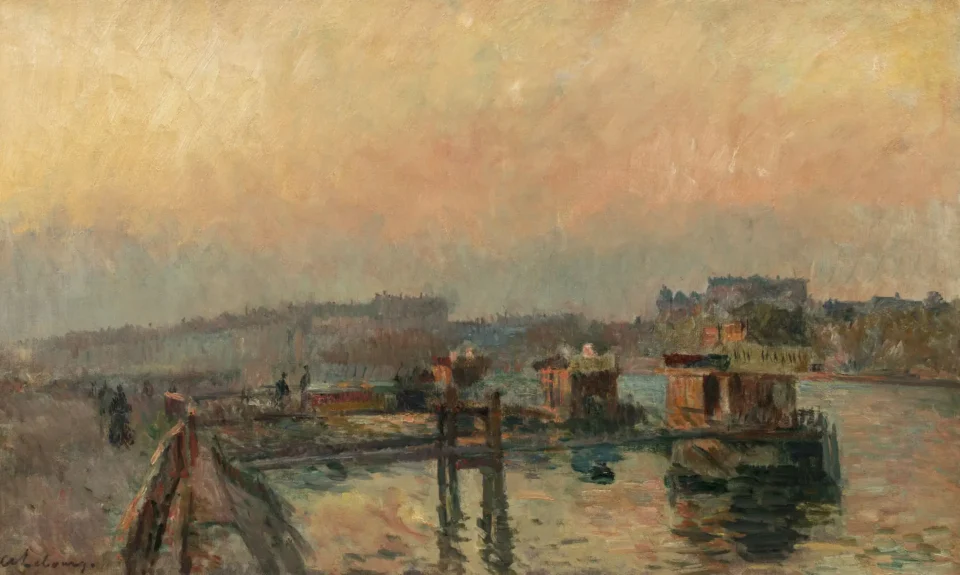 Les quais de Seine - Albert LEBOURG (Montfort-sur-Risle 1849 - Rouen 1928)