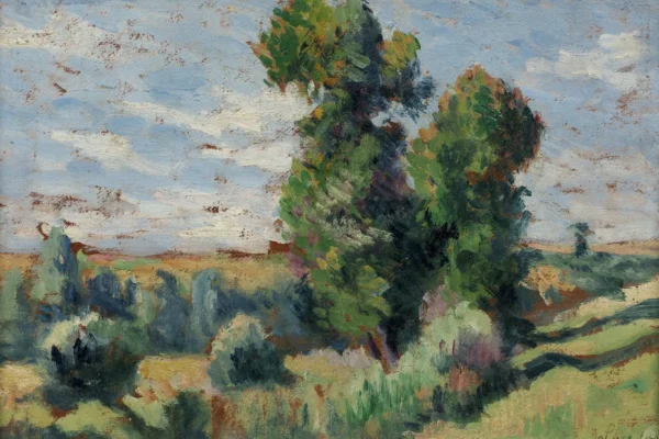 Le bosquet, 1909 - Maximilien LUCE (Paris 1858- Rolleboise 1941)