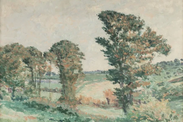 Paysage aux arbres - Louis HAYET (Pontoise 1864 - Cormeilles en Parisis 1940)