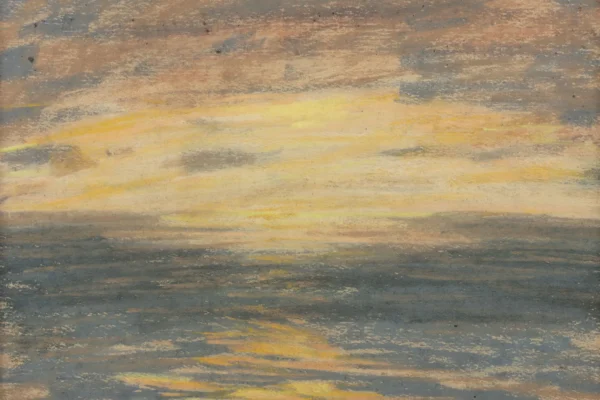 Coucher de soleil sur la mer - Claude MONET (Paris 1840 - Giverny 1926)