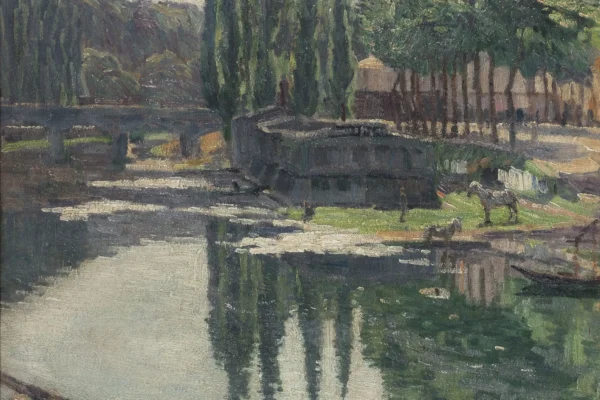 Bords de Seine - Louis HAYET (Pontoise 1864 - Cormeilles en Parisis 1940)