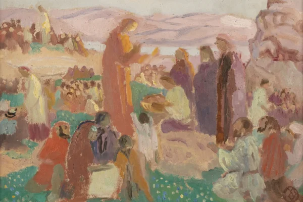 La multiplication de pains - Maurice DENIS (Granville 1870 - Paris 1943)