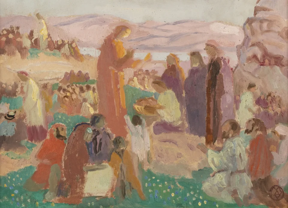 La multiplication de pains - Maurice DENIS (Granville 1870 - Paris 1943)