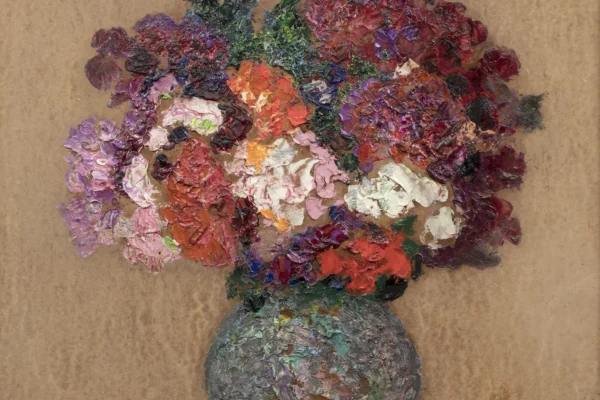 Fleurs dans un vase - Victor CHARRETON (Château de Bourgoin 1864 - Clermont Ferrand 1936)