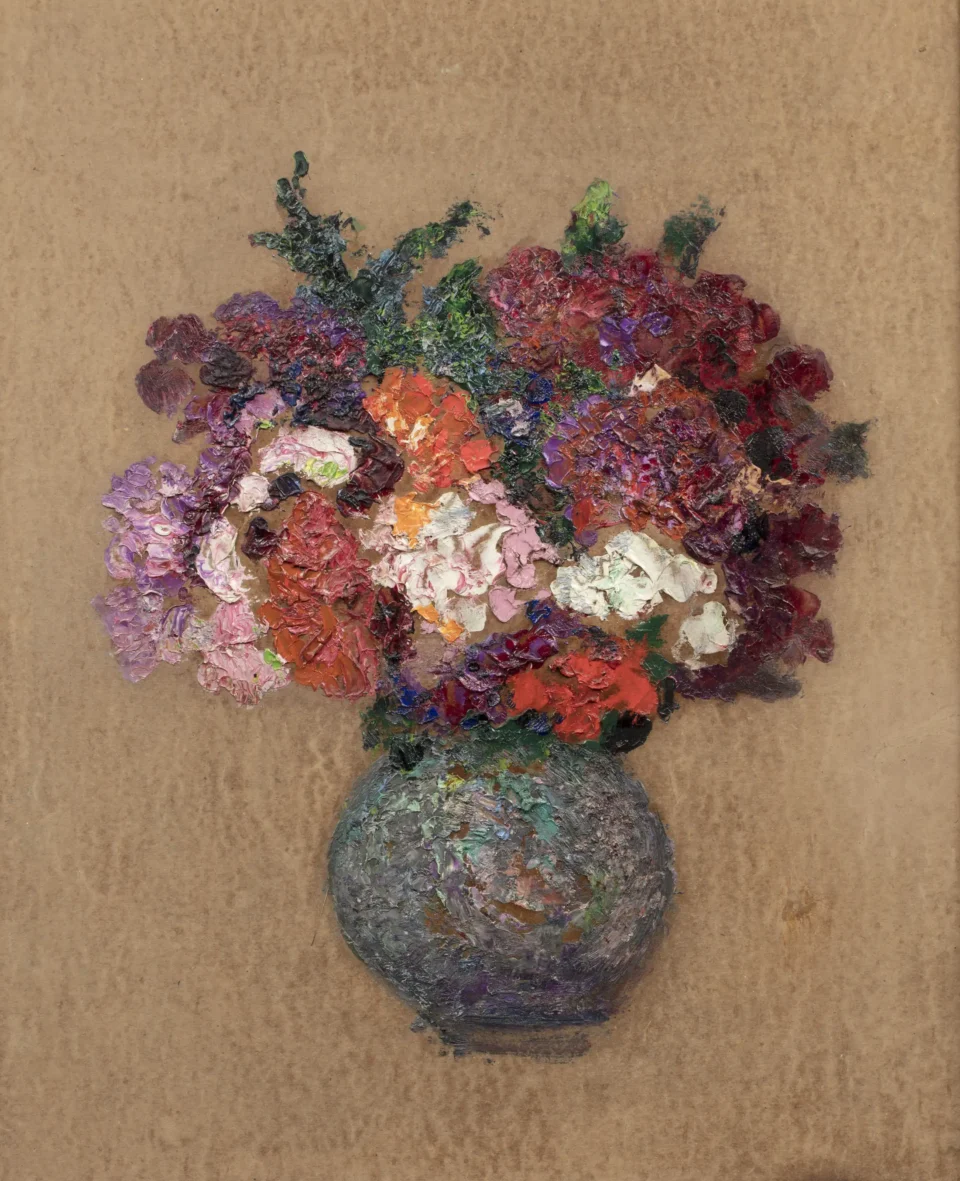 Fleurs dans un vase - Victor CHARRETON (Château de Bourgoin 1864 - Clermont Ferrand 1936)