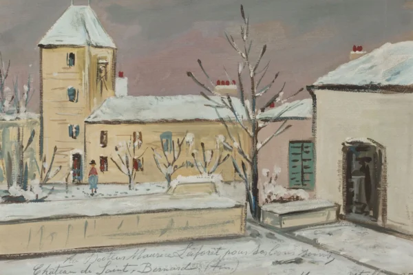 Le Chateau de Saint-Bernard (Ain), 1934 - Maurice UTRILLO (Paris 1883 - Dax 1955)